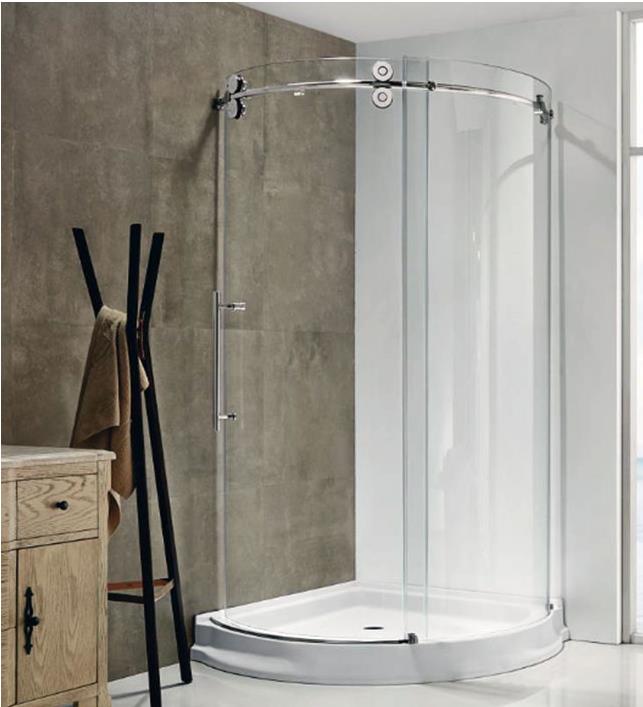 Top quality 8mm round shower enclosure corner shower room